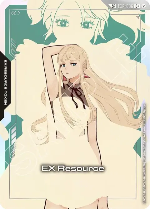 EX Resource C+ SP EXR-006 Gundam card from Freedom Ascension