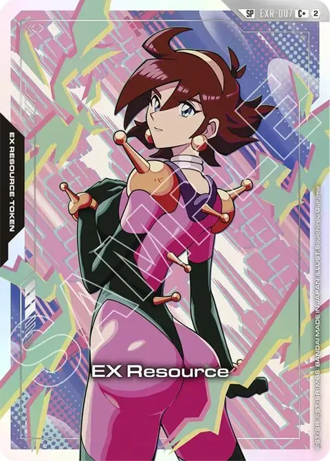 EX Resource C+ SP EXR-007 Gundam card from Freedom Ascension