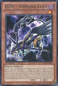 DZW - Chimera Clad JOTL-EN001 1st Edition Yu-Gi-Oh card from Judgment of the Light