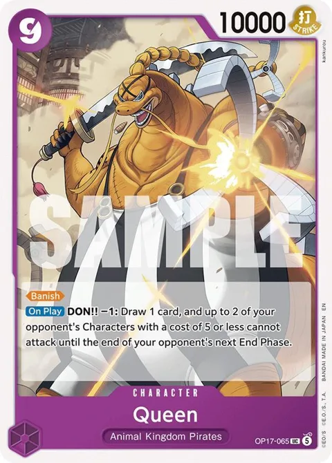 Queen OP17-065 One Piece card from The World's Strongest Warriors