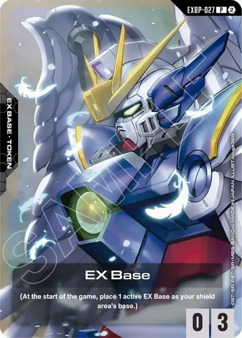 EX Base GD05 Freedom Ascension Deck Build Box EXBP-027 Gundam card from Promotional EX Base Tokens
