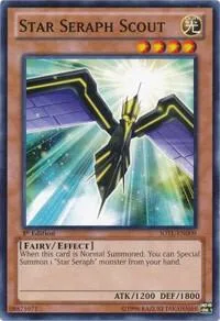 Star Seraph Scout JOTL-EN009 Unlimited Yu-Gi-Oh card from Judgment of the Light