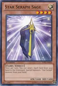 Star Seraph Sage JOTL-EN010 Unlimited Yu-Gi-Oh card from Judgment of the Light