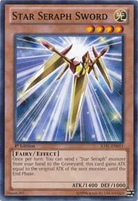 Star Seraph Sword JOTL-EN011 Unlimited Yu-Gi-Oh card from Judgment of the Light