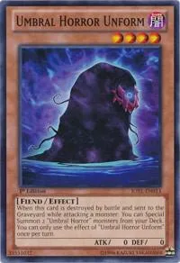 Umbral Horror Unform JOTL-EN013 1st Edition Yu-Gi-Oh card from Judgment of the Light
