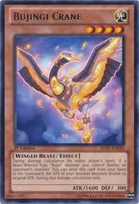 Bujingi Crane JOTL-EN020 Unlimited Yu-Gi-Oh card from Judgment of the Light