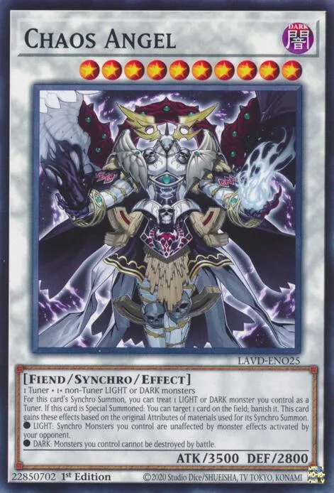 Chaos Angel LAVD-ENO25 Yu-Gi-Oh card from Legendary Arc-V Decks