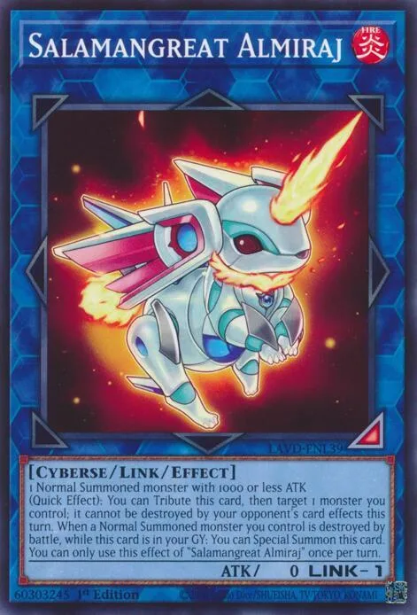 Salamangreat Almiraj LAVD-ENL39 Yu-Gi-Oh card from Legendary Arc-V Decks