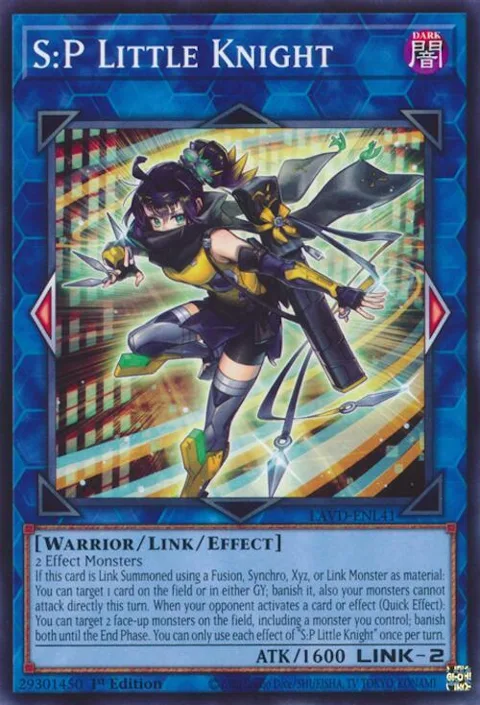 S:P Little Knight LAVD-ENL41 Yu-Gi-Oh card from Legendary Arc-V Decks