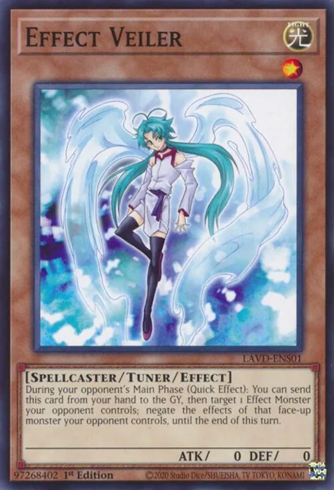 Effect Veiler LAVD-ENS01 Yu-Gi-Oh card from Legendary Arc-V Decks