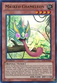 Masked Chameleon JOTL-EN038 1st Edition Yu-Gi-Oh card from Judgment of the Light