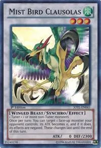 Mist Bird Clausolas JOTL-EN043 Unlimited Yu-Gi-Oh card from Judgment of the Light