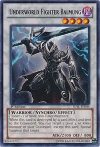 Underworld Fighter Balmung JOTL-EN044 1st Edition Yu-Gi-Oh card from Judgment of the Light