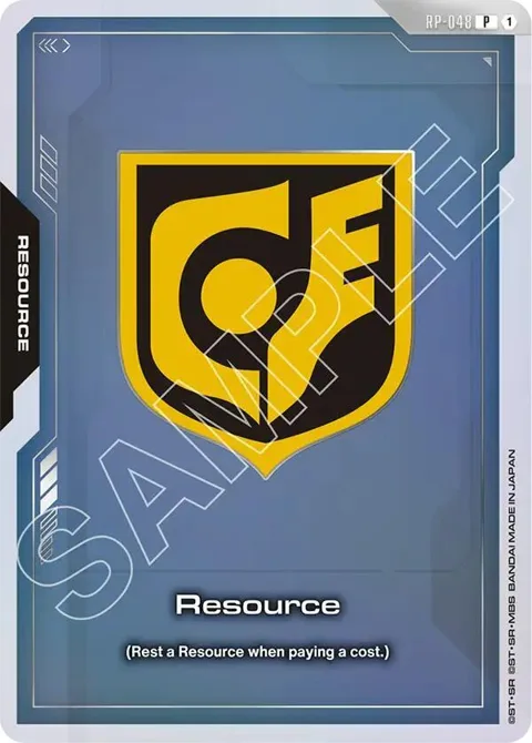 Resource EVX07 Resource Set RP-048 Gundam card from Promotional Resource Tokens