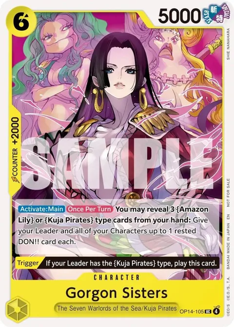 Gorgon Sisters Tournament Pack 2026 Vol. 3 OP14-105 One Piece card from One Piece Promotion Cards