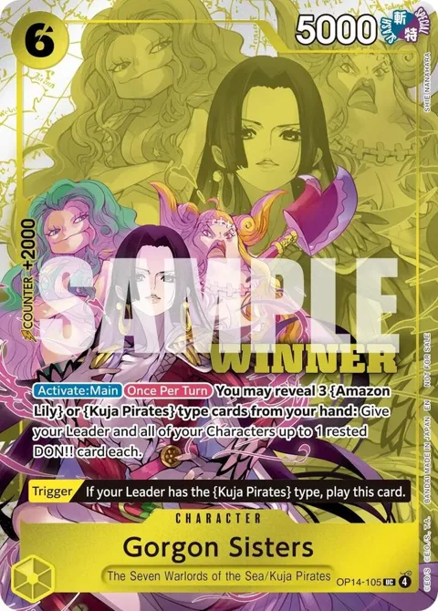 Gorgon Sisters Winner Pack 2026 Vol. 3 OP14-105 One Piece card from One Piece Promotion Cards