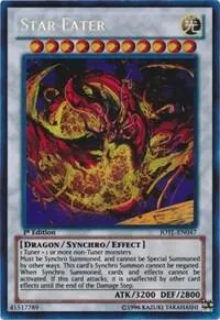 Star Eater Secret JOTL-EN047 1st Edition Yu-Gi-Oh card from Judgment of the Light