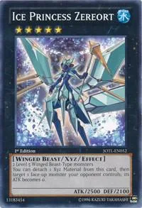 Ice Princess Zereort JOTL-EN052 1st Edition Yu-Gi-Oh card from Judgment of the Light