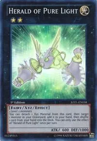 Herald of Pure Light JOTL-EN058 1st Edition Yu-Gi-Oh card from Judgment of the Light