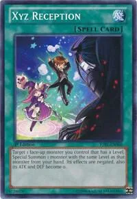 Xyz Reception JOTL-EN060 Yu-Gi-Oh card from Judgment of the Light