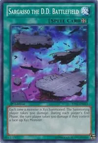 Sargasso the D.D. Battlefield JOTL-EN061 1st Edition Yu-Gi-Oh card from Judgment of the Light