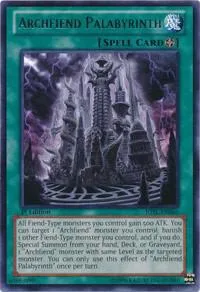 Archfiend Palabyrinth JOTL-EN066 1st Edition Yu-Gi-Oh card from Judgment of the Light
