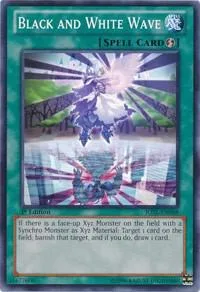 Black and White Wave JOTL-EN068 Yu-Gi-Oh card from Judgment of the Light