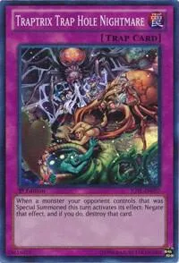 Traptrix Trap Hole Nightmare JOTL-EN077 1st Edition Yu-Gi-Oh card from Judgment of the Light