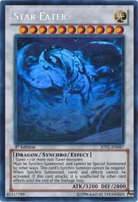 Star Eater Ghost Rare JOTL-EN047 Unlimited Yu-Gi-Oh card from Judgment of the Light