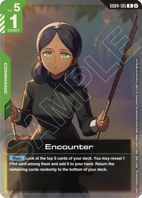 Encounter Event Pack 02 GD04-105 Gundam card from Gundam Promotional Cards