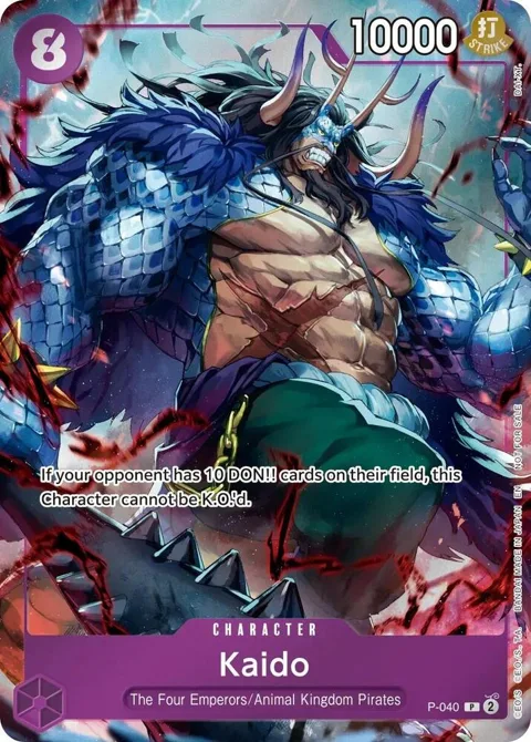 Kaido Event Pack Vol. 9 P-040 One Piece card from One Piece Promotion Cards