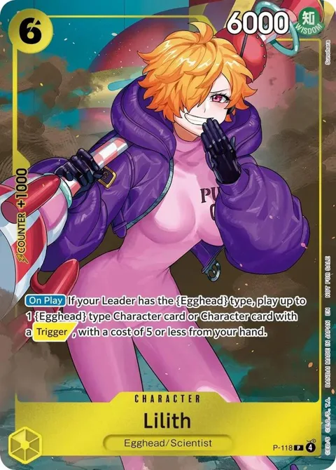 Lilith Event Pack Vol. 9 P-118 One Piece card from One Piece Promotion Cards