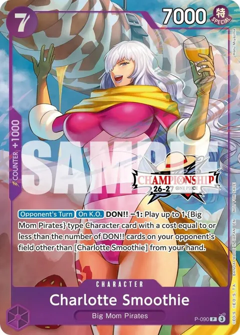 Charlotte Smoothie CS 26-27 Event Pack P-090 One Piece card from One Piece Promotion Cards