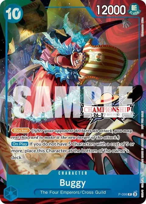 Buggy CS 26-27 Event Pack P-098 One Piece card from One Piece Promotion Cards
