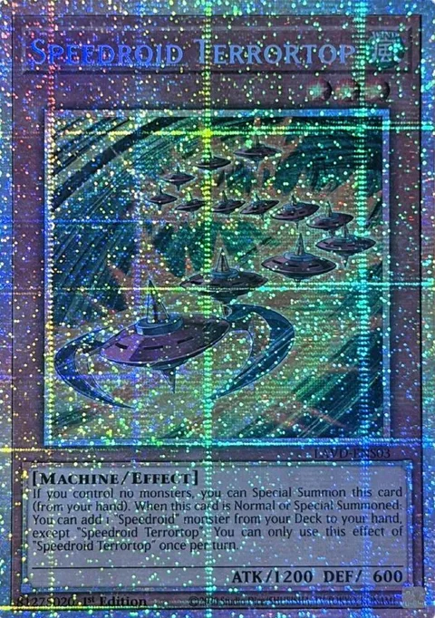 Speedroid Terrortop Starlight Rare LAVD-ENS03 Yu-Gi-Oh card from Legendary Arc-V Decks