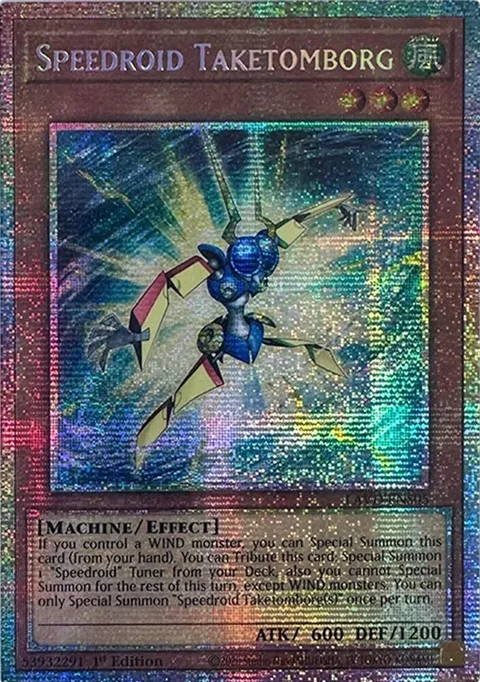 Speedroid Taketomborg Starlight Rare LAVD-ENS05 Yu-Gi-Oh card from Legendary Arc-V Decks