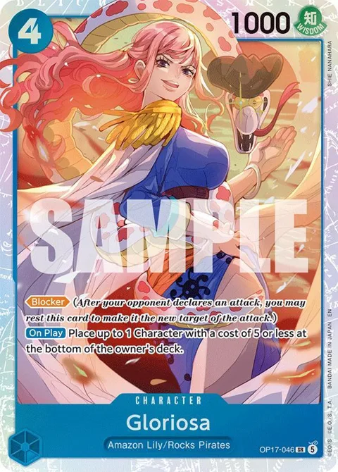 Gloriosa OP17-046 One Piece card from The World's Strongest Warriors