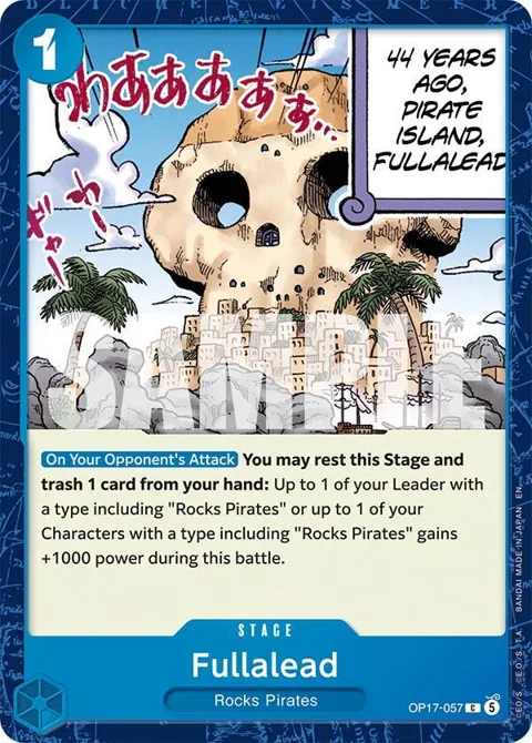 Fullalead OP17-057 One Piece card from The World's Strongest Warriors