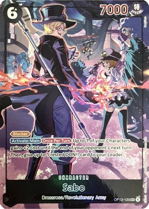 Sabo English Version 3rd Anniversary Set OP13-120 One Piece card from One Piece Promotion Cards
