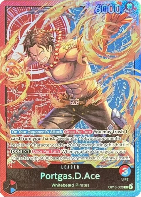 Portgas.D.Ace Sound Loader Ace and Sabo Edition 2026 OP13-002 One Piece card from One Piece Promotion Cards