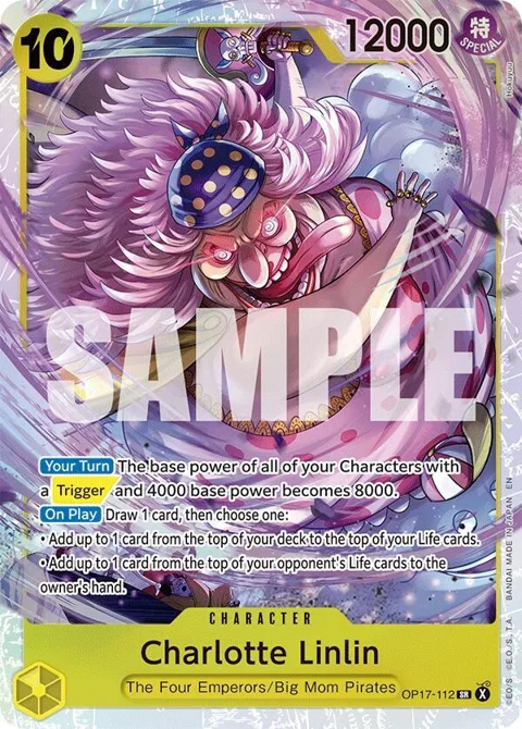 Charlotte Linlin OP17-112 One Piece card from The World's Strongest Warriors