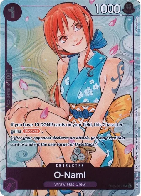 O-Nami Dash Pack 2025 OP05-062 One Piece card from One Piece Promotion Cards