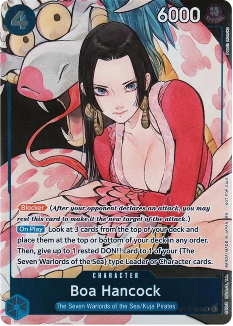 Boa Hancock Dash Pack 2025 ST17-004 One Piece card from One Piece Promotion Cards