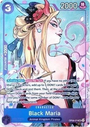 Black Maria Dash Pack 2025 OP08-074 One Piece card from One Piece Promotion Cards