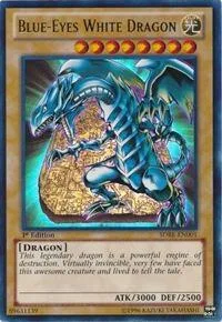 Blue-Eyes White Dragon SDBE-EN001 Yu-Gi-Oh card from Structure Deck: Saga of Blue-Eyes White Dragon