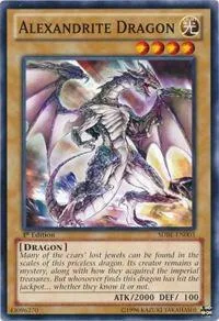 Alexandrite Dragon SDBE-EN003 Yu-Gi-Oh card from Structure Deck: Saga of Blue-Eyes White Dragon