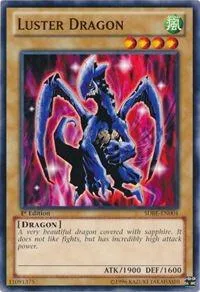 Luster Dragon SDBE-EN004 Yu-Gi-Oh card from Structure Deck: Saga of Blue-Eyes White Dragon