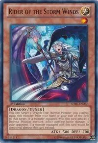 Rider of the Storm Winds SDBE-EN007 Yu-Gi-Oh card from Structure Deck: Saga of Blue-Eyes White Dragon