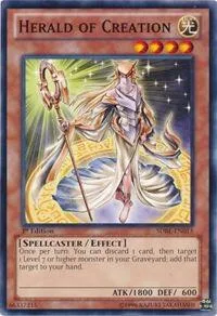 Herald of Creation SDBE-EN015 Yu-Gi-Oh card from Structure Deck: Saga of Blue-Eyes White Dragon