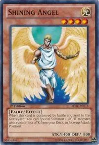 Shining Angel SDBE-EN018 Yu-Gi-Oh card from Structure Deck: Saga of Blue-Eyes White Dragon